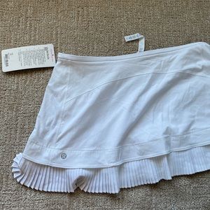 Lululemon city sky run by white tennis skirt! RARE